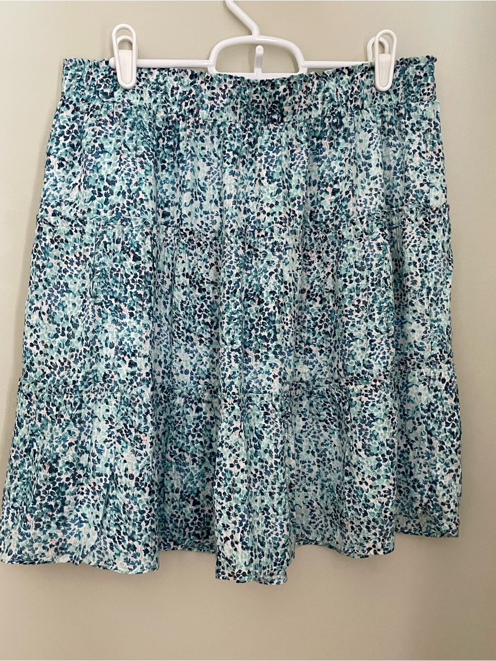 Loft floral ruffle mini skirt - Picture 2 of 7